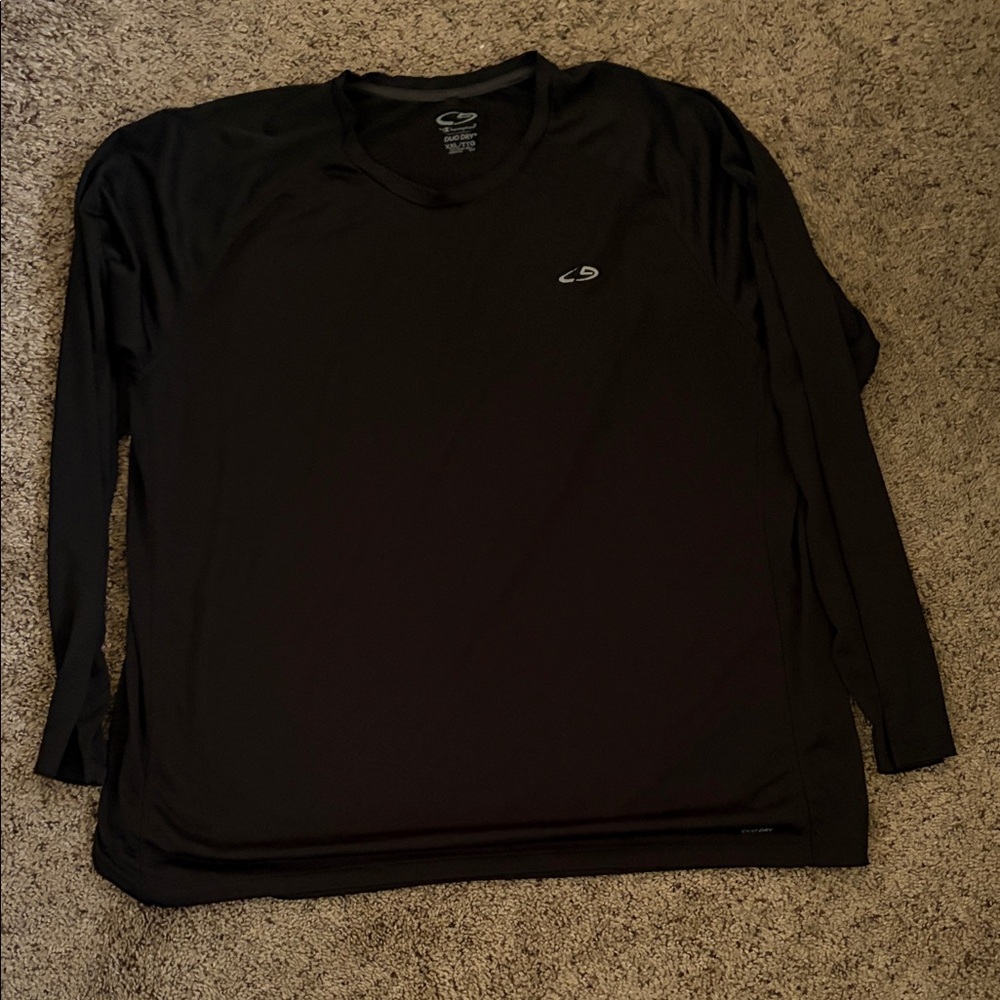 Champion Men's Black Long Sleeve Tee